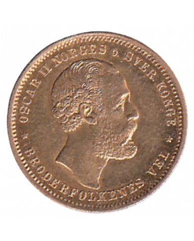 Norge Oscar II 20 kr / 5 SP 1875