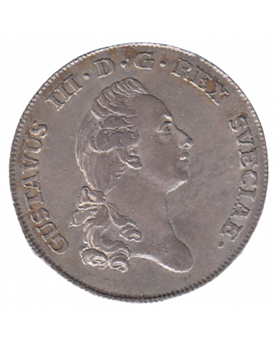 Gustaf III 2/3 Riksdaler 1777